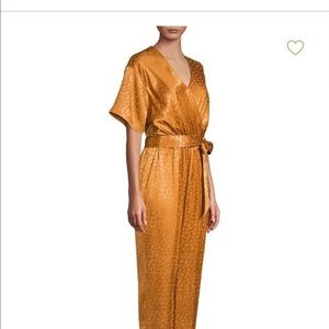 Joie Copper Luxe Jumpsuit Size L